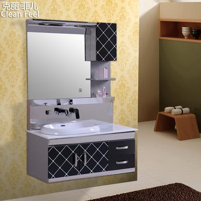 克丽·菲儿 不锈钢玻璃台面E0级简约现代 浴室柜