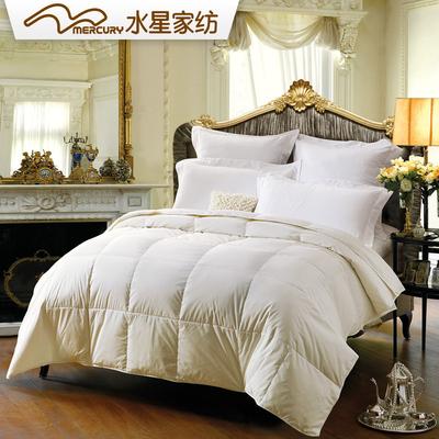 水星实物拍摄白鸭绒绗缝春秋涤棉羽绒501209被芯