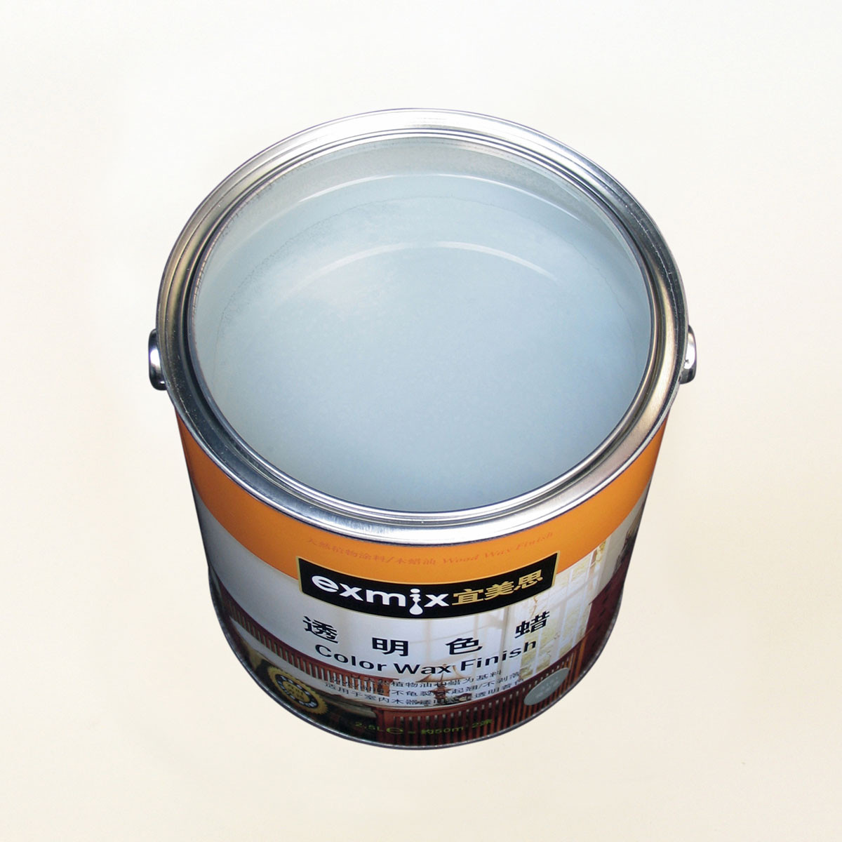 宜美思 3151 德芙蓝色面漆半哑光防霉木器漆 涂料