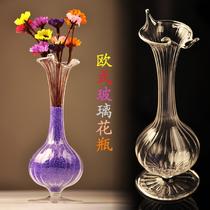高硼硅耐热玻璃台面花瓶欧式 hp096花器