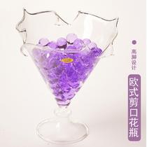 高硼硅耐热玻璃台面花瓶田园 hp129花器