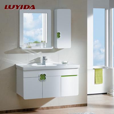 路易达 橡木一体陶瓷盆 LYD2906浴室柜