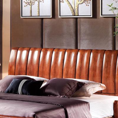 杰特森 橡木框架结构现代中式拼板 床