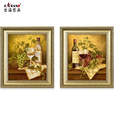 Lahand 平面有框两幅一套植物花卉GICLEE 装饰画
