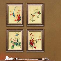 平面韩国进口高档框料有框植物花卉印刷 D23装饰画