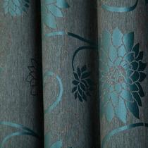 布装饰+半遮光涤纶植物花卉普通打褶欧式 obcl0926002窗帘