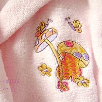 粉色蘑菇蓝色帆船儿童 RT-1009浴袍