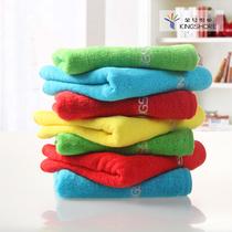蓝色绿色红色黄色纯棉</=5s面巾百搭型 毛巾