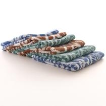棕色绿色蓝色竹纤维26s-30s方巾百搭型 方巾