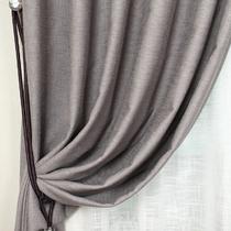 布装饰+半遮光平帷棉涤纶纯色普通打褶简约现代 CL188窗帘