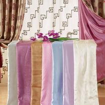 布装饰+全遮光平帷荡度纯色现代中式 窗帘