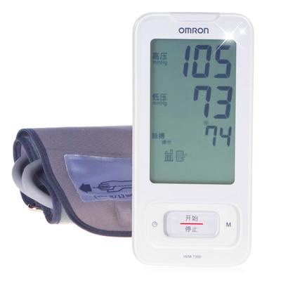 欧姆龙 血压高上臂式电子7300血压计高血压全国联保屏幕大中老年测量血压 血压计