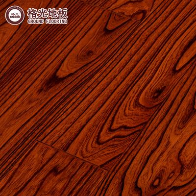 格光 楝木平口A类实木复合地板 地板