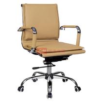 黄色系高弹性记忆海绵职工椅/电脑椅皮衣上海优质皮现代简约 椅子