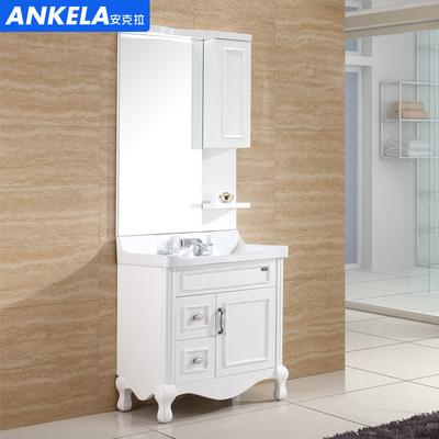 安克拉 橡木一体陶瓷盆E0级北欧/宜家 浴室柜