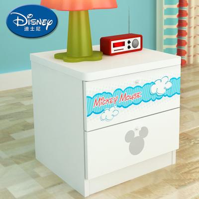 迪士尼 人造板刨花板/三聚氰胺板PVC框架结构储藏童趣/玩具儿童简约现代 CTG-800床头柜