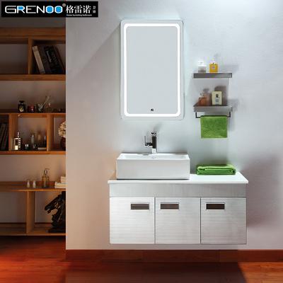 格雷诺 不锈钢含带配套面盆E0级简约现代 浴室柜