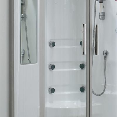 箭牌 透明开放式弧扇型 淋浴房