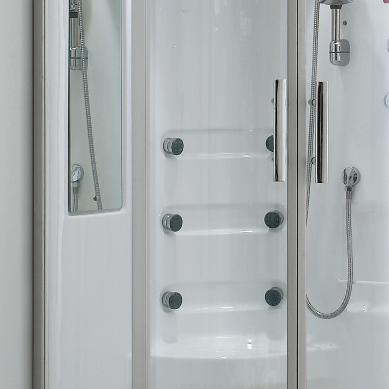 箭牌 透明开放式弧扇型 淋浴房