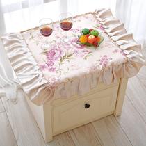 芙蓉芬芳紫色花海布植物花卉田园 桌布