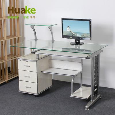 华可 人造板密度板/纤维板台式703加长电脑桌简约现代 电脑桌