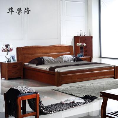 华馨隆 经典榆木款组装式架子床现代中式 床