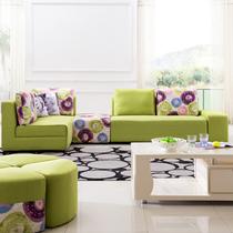 简约时尚版L形木质工艺储藏麻乳胶艺术简约现代 沙发