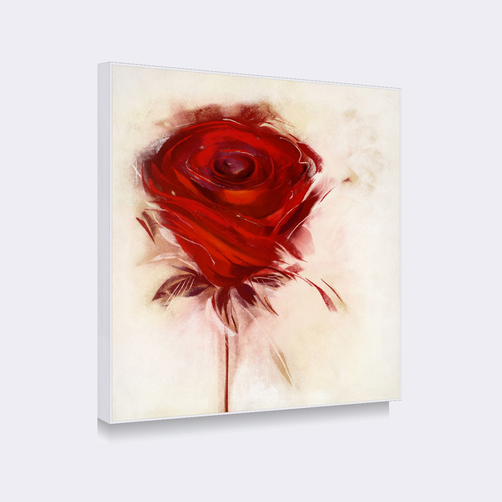 天画 平面简框画有框单幅植物花卉喷绘 054289装饰画