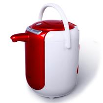 红色塑料10分钟电热开水瓶1.8L底盘加热 电水壶