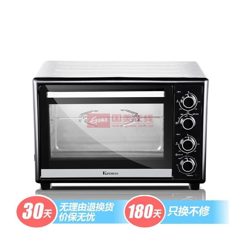 科荣 台式不锈钢下开门持续加热镀锌板机械式电烤箱 电烤箱