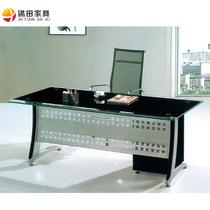 钢木钢化玻璃简约现代 XT-BLQT-005办公桌