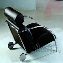 皮革中密度泡沫海绵艺术成人欧式 SC-022沙发椅