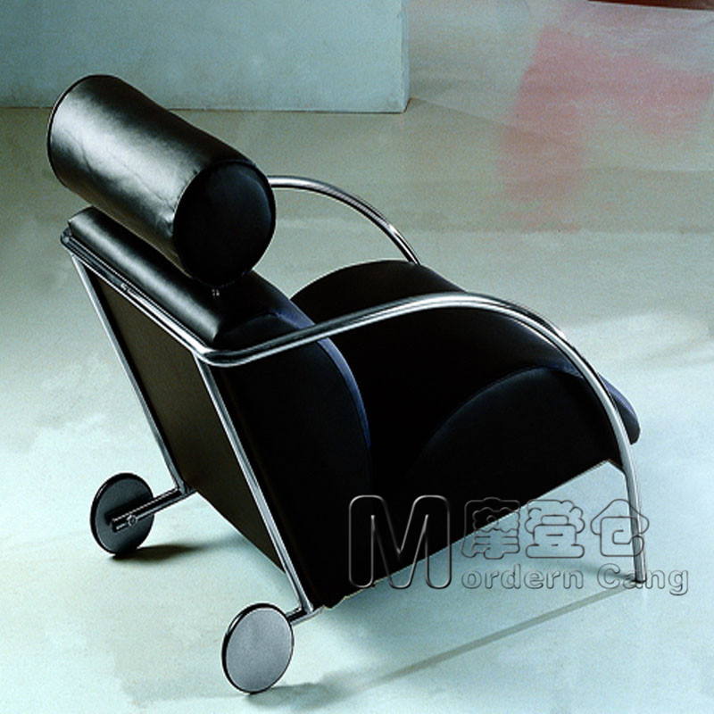 摩登仓 皮革中密度泡沫海绵艺术成人欧式 SC-022沙发椅