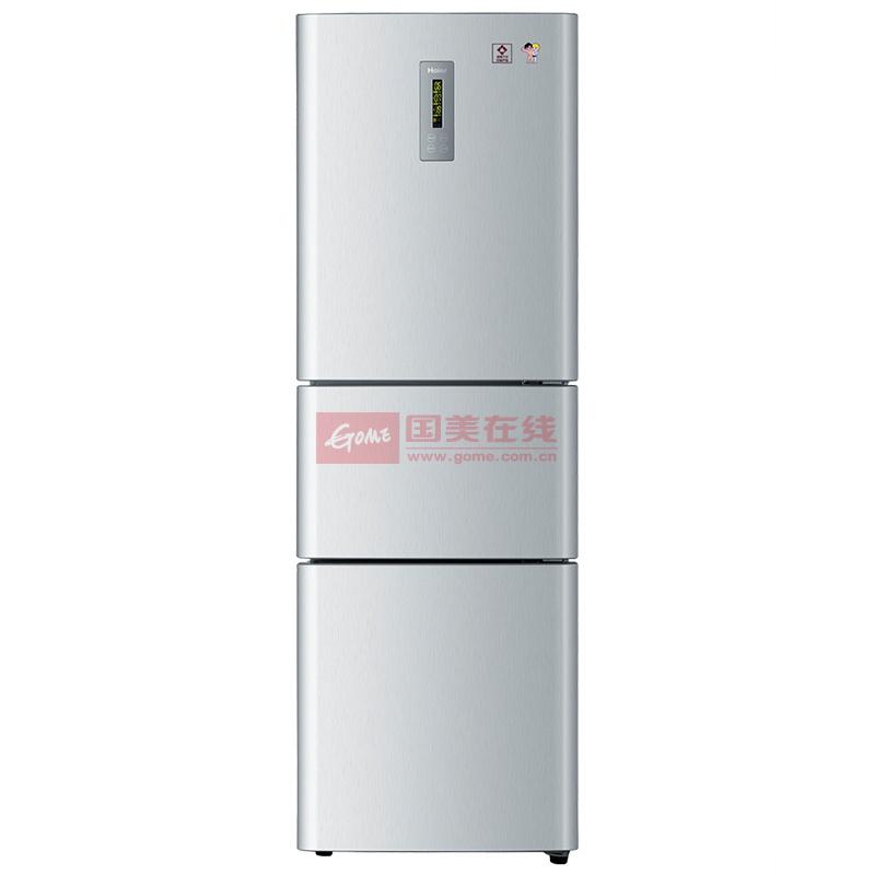 海尔 左开门三门定频一级冷藏冷冻BCD-215SEBB冰箱 冰箱