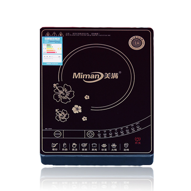 美满 触摸式黑色微晶面板Miman/美满全国联保二级 MM01-2000A9电磁炉