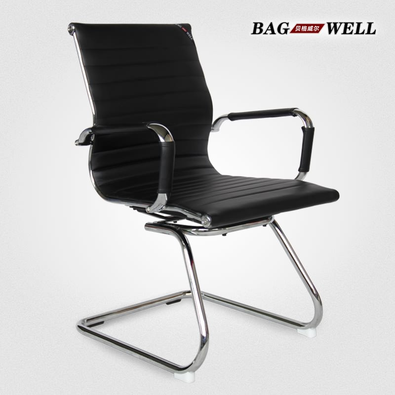 贝格威尔 金属固定扶手铁合金钢制脚皮艺 BG0260电脑椅