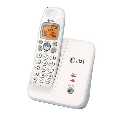 AT＆T 黑色单机白色单机数字无绳座式单机（子机）全国联保 电话机