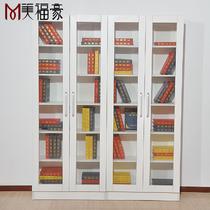 人造板刨花板/三聚氰胺板实木皮饰面框架结构储藏成人简约现代 书柜