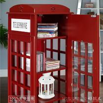 红色哑光密度板/纤维板框架结构拆装民俗民风成人 书柜