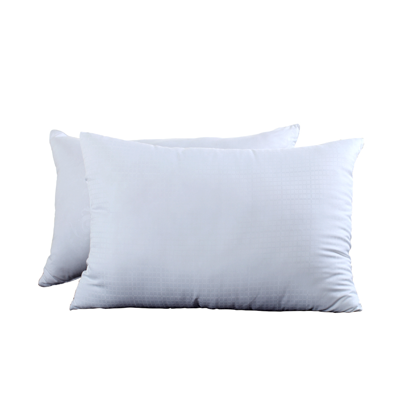 丹俪 白色单孔纤维枕长方形 枕头