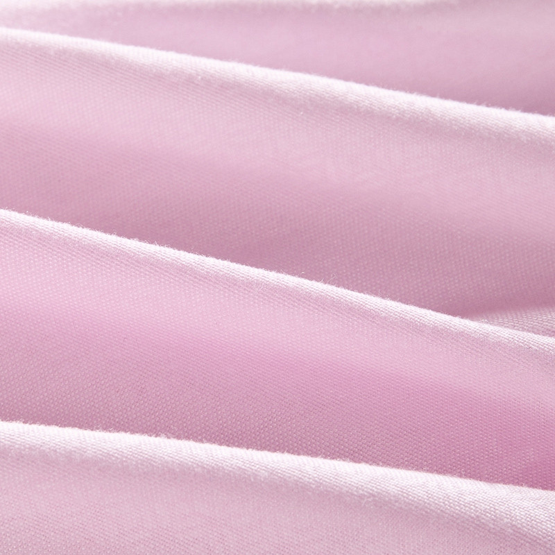 水通南国 米色粉色玉色白色绗缝冬季化纤 被子