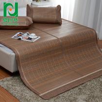 印花木纹竹床席一等品折叠式 凉席竹席