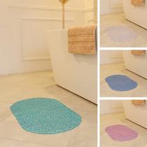 PVC卫浴纯色韩式机器织造 地垫