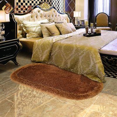 尼西米 混纺欧式纯色椭圆形欧美无纺织造 地毯