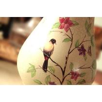 繁花鸟陶瓷台面花瓶田园 花瓶