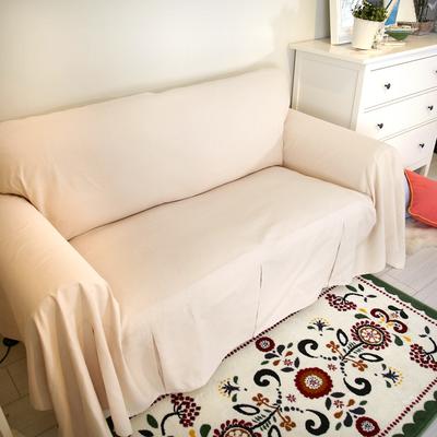 诺迈迪 布纯色沙发巾双人座沙发简约现代 防尘罩