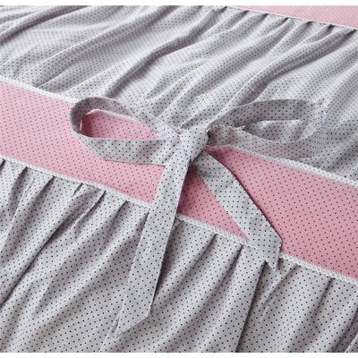 名莎 活性印花斜纹心形床裙式韩式风 床品件套四件套