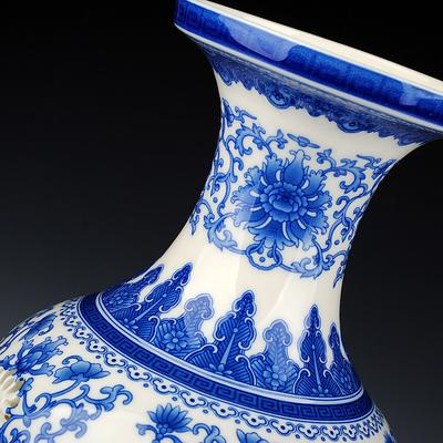 鼎众陶瓷 陶瓷台面DZ84515花瓶明清古典 花瓶