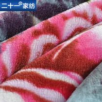 和风丽影珊瑚绒毯一等品冬季植物花卉美式乡村 毛毯