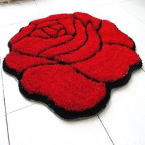 蚕丝田园植物花卉圆形欧美机器织造 地毯
